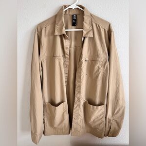 Mountain Hardwear Tan Lightweight Shirt Jacket